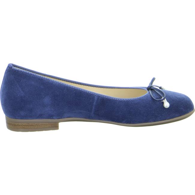 Ara Shoes Ballet Pumps Sardinia Indigo Women's Ballerina Blue | ARA792SRJ