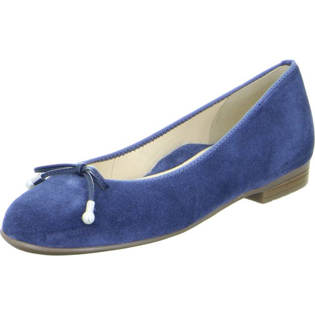 Ara Shoes Ballet Pumps Sardinia Indigo Women\'s Ballerina Blue | ARA792SRJ