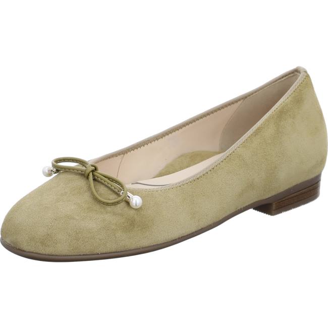 Ara Shoes Ballet Pumps Sardinia Khaki Women\'s Ballerina Green | ARA245FCI