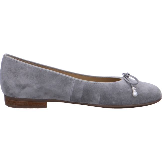 Ara Shoes Ballet Pumps Sardinia Oyster Women's Ballerina Grey | ARA176BUK