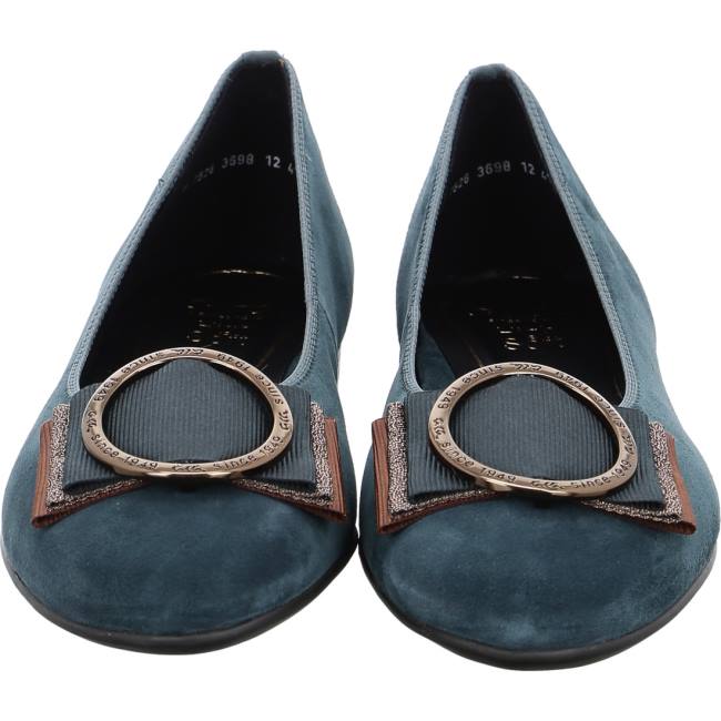 Ara Shoes Ballet Pumps Sardinia Peacock Women's Ballerina Green | ARA248DLI