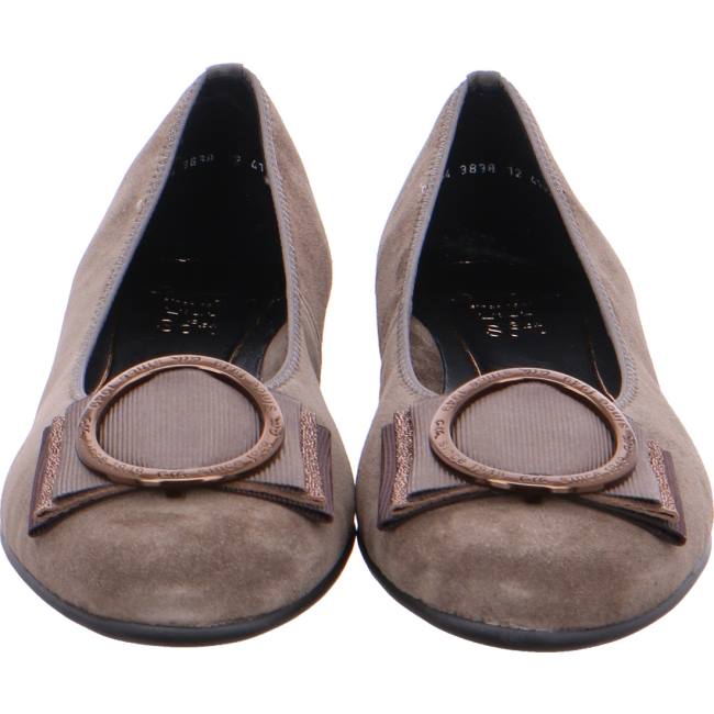 Ara Shoes Ballet Pumps Sardinia Taiga Women's Ballerina Grey | ARA105SPF