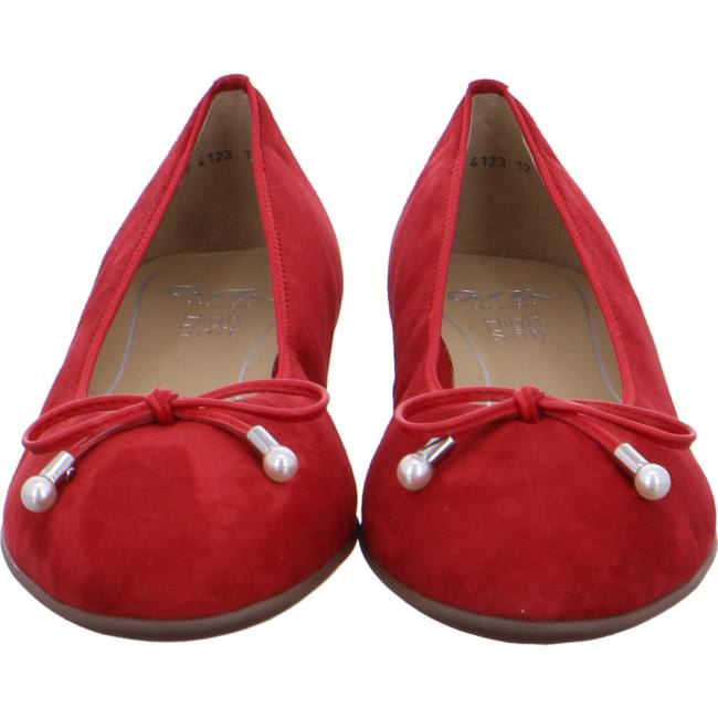 Ara Shoes Ballet Pumps Sardinia Women's Ballerina Red | ARA107JAS