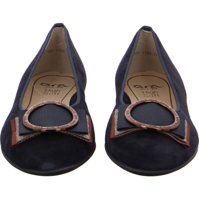 Ara Shoes Ballet Pumps Sardinia Women's Ballerina Blue | ARA638BTK