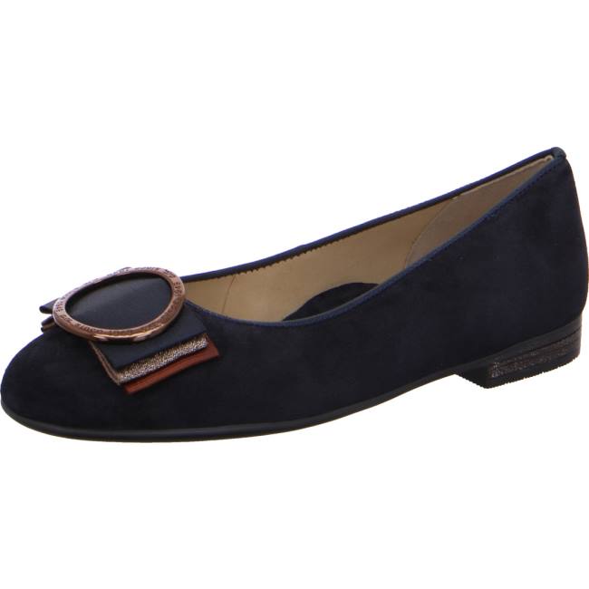 Ara Shoes Ballet Pumps Sardinia Women\'s Ballerina Blue | ARA638BTK