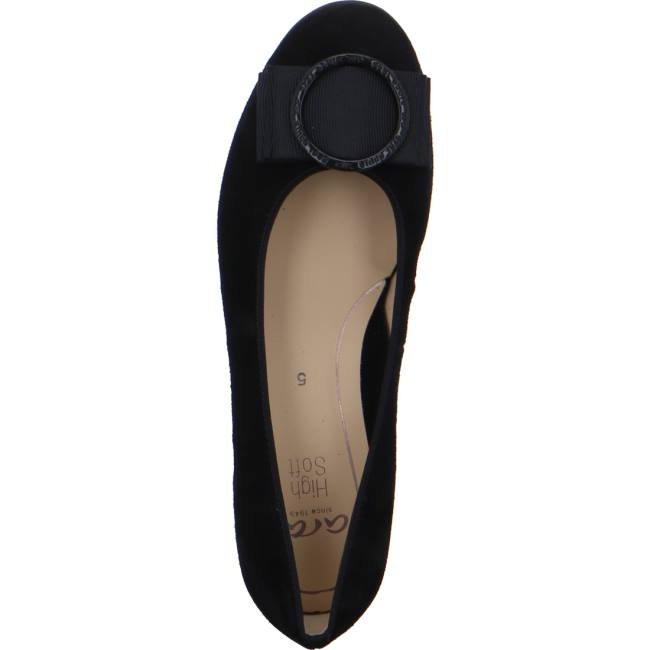 Ara Shoes Ballet Pumps Sardinia Women's Ballerina Black | ARA648MJC