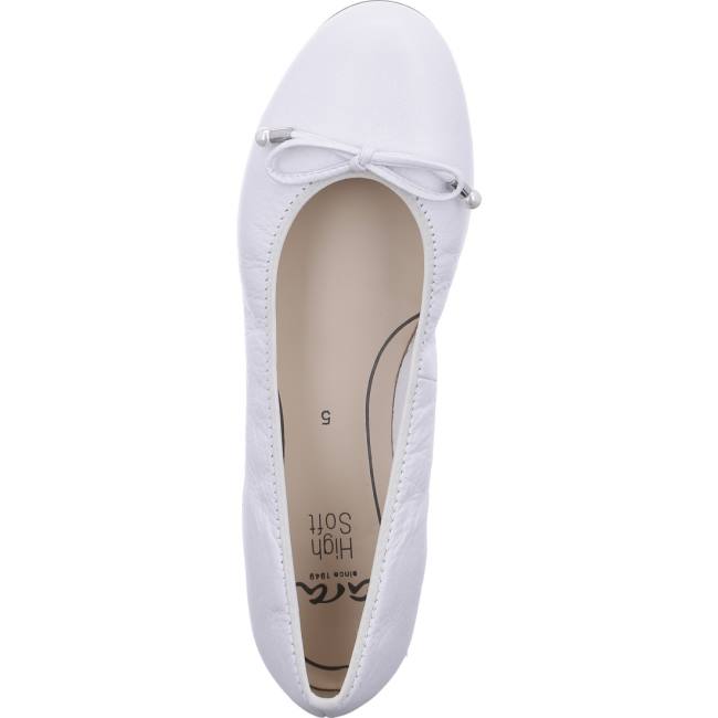 Ara Shoes Ballet Pumps Sardinia Women's Ballerina White | ARA712XOL