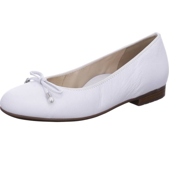 Ara Shoes Ballet Pumps Sardinia Women\'s Ballerina White | ARA712XOL