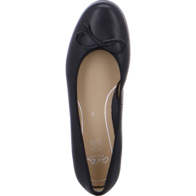 Ara Shoes Ballet Pumps Sardinia Women's Ballerina Black | ARA732GLW