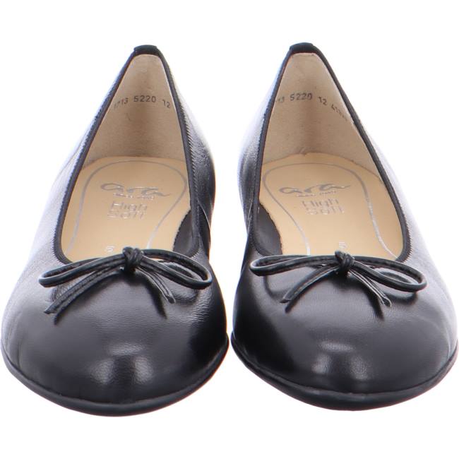 Ara Shoes Ballet Pumps Sardinia Women's Ballerina Black | ARA732GLW