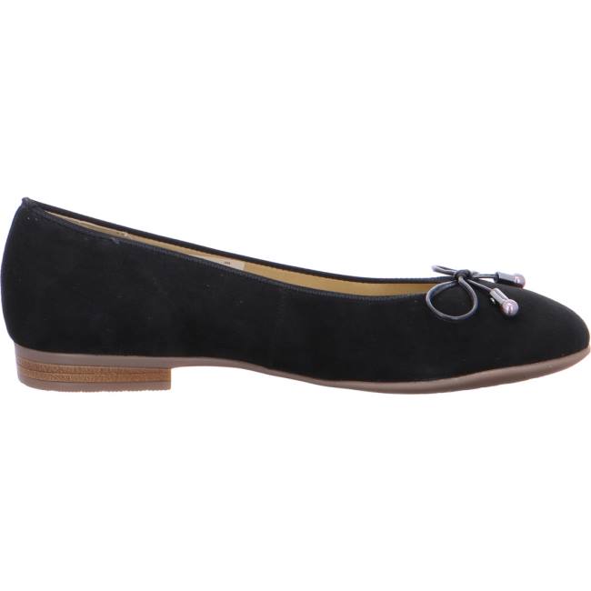 Ara Shoes Ballet Pumps Sardinia Women's Ballerina Black | ARA798VNK