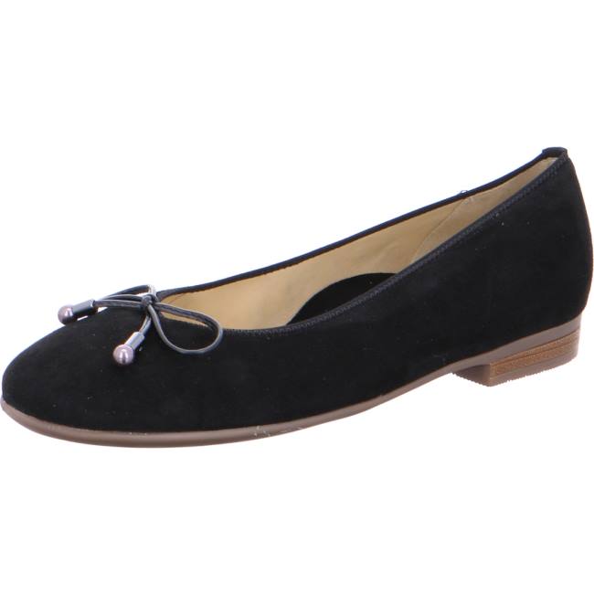 Ara Shoes Ballet Pumps Sardinia Women\'s Ballerina Black | ARA798VNK