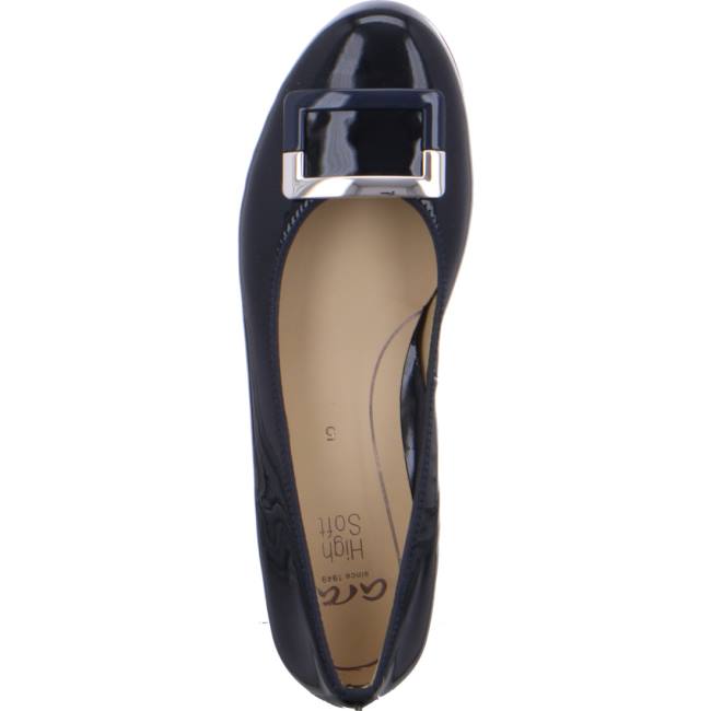 Ara Shoes Ballet Pumps Sardinia Women's Ballerina Blue | ARA976KUF