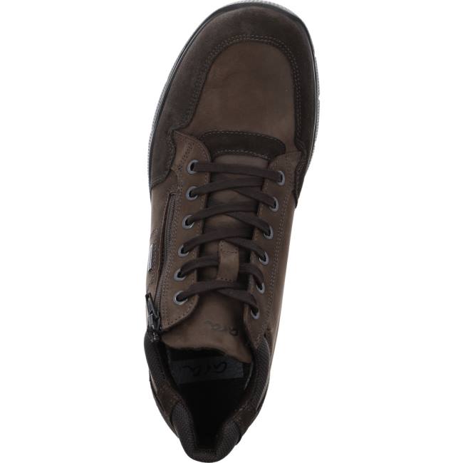 Ara Shoes Benjo Moro Men's Trainers Brown | ARA862QHP