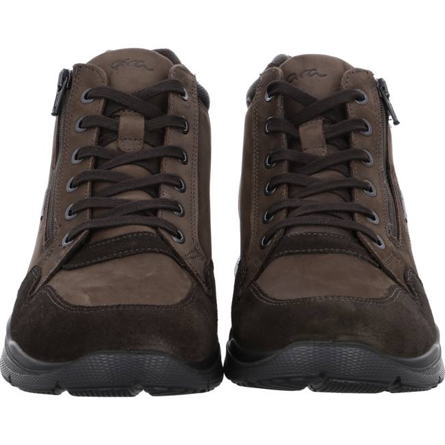 Ara Shoes Benjo Moro Men's Trainers Brown | ARA862QHP