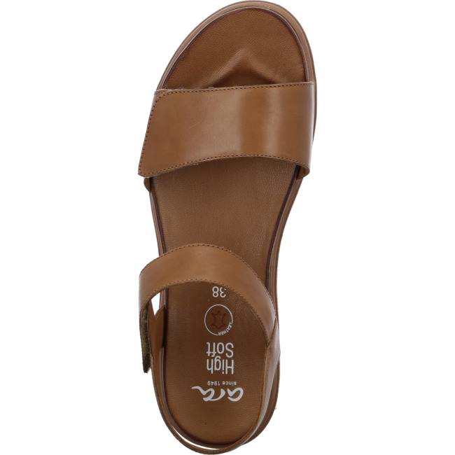 Ara Shoes Bilbao Cognac Women's Sandals Brown | ARA723HSG