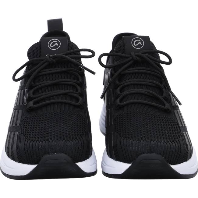 Ara Shoes Chicago Men's Trainers Black | ARA148JYQ