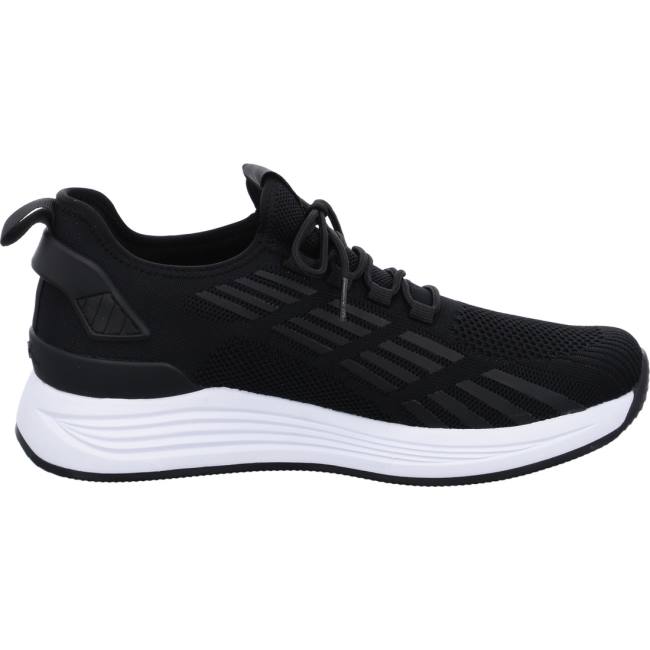 Ara Shoes Chicago Men's Trainers Black | ARA148JYQ