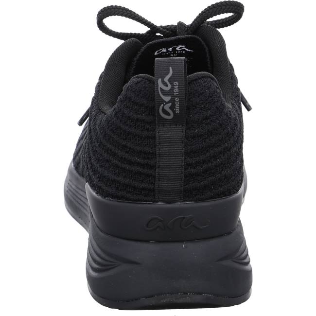 Ara Shoes Chicago Men's Trainers Black | ARA469XHN