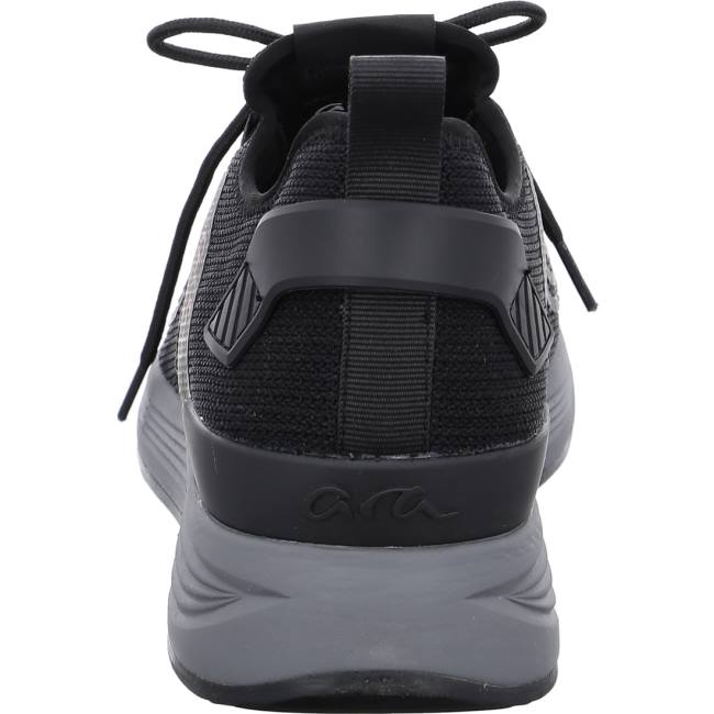 Ara Shoes Chicago Men's Trainers Black | ARA846TDW