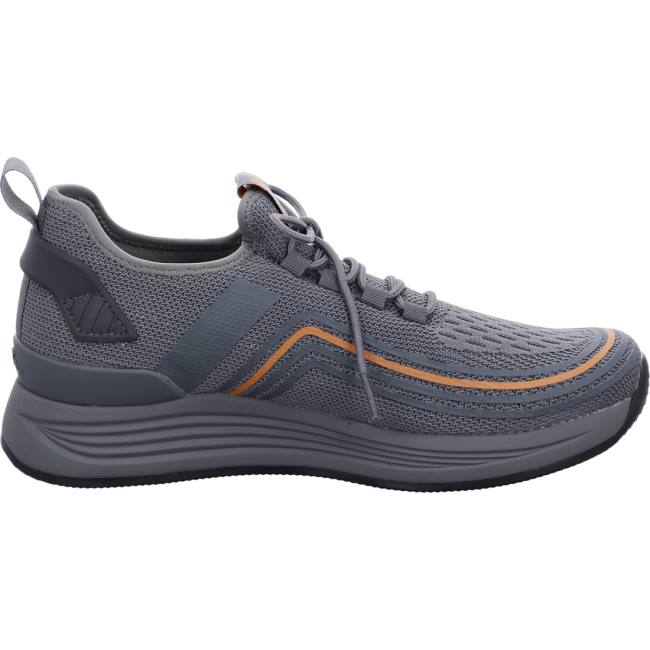 Ara Shoes Chicago Men's Trainers Grey | ARA671LNJ