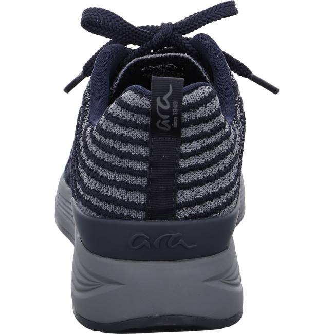 Ara Shoes Chicago-grey Men's Trainers Blue | ARA120ECQ