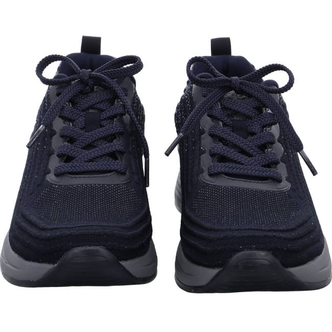 Ara Shoes Chicago-grey Men's Trainers Blue | ARA120ECQ