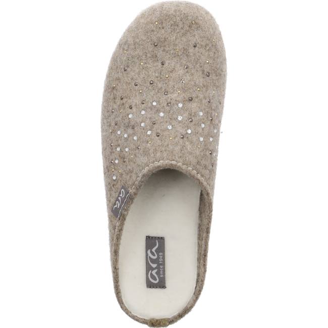 Ara Shoes Cosy Moon Women's Slippers Brown | ARA540ZKS