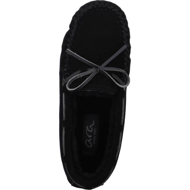 Ara Shoes Cosy Women's Slippers Black | ARA709GWH