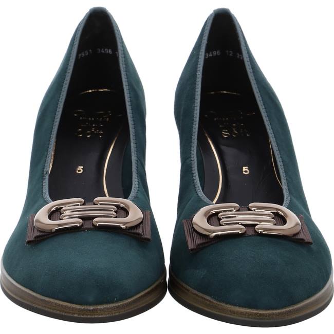 Ara Shoes Court Shoes Cannes Peacock Women's Pumps Green | ARA804LDX