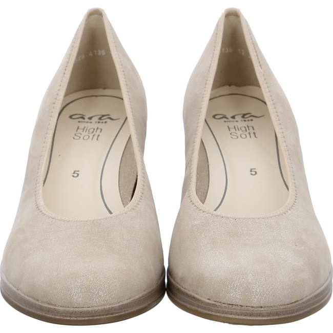 Ara Shoes Court Shoes Cannes Sand Women's Pumps Beige | ARA158SQP