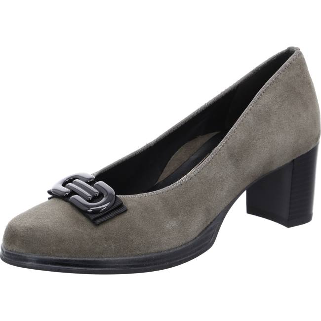 Ara Shoes Court Shoes Cannes Taiga Women\'s Pumps Grey | ARA213JET