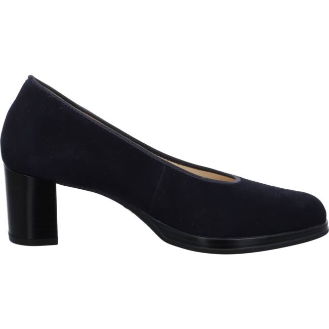 Ara Shoes Court Shoes Cannes Women's Pumps Blue | ARA250SZD