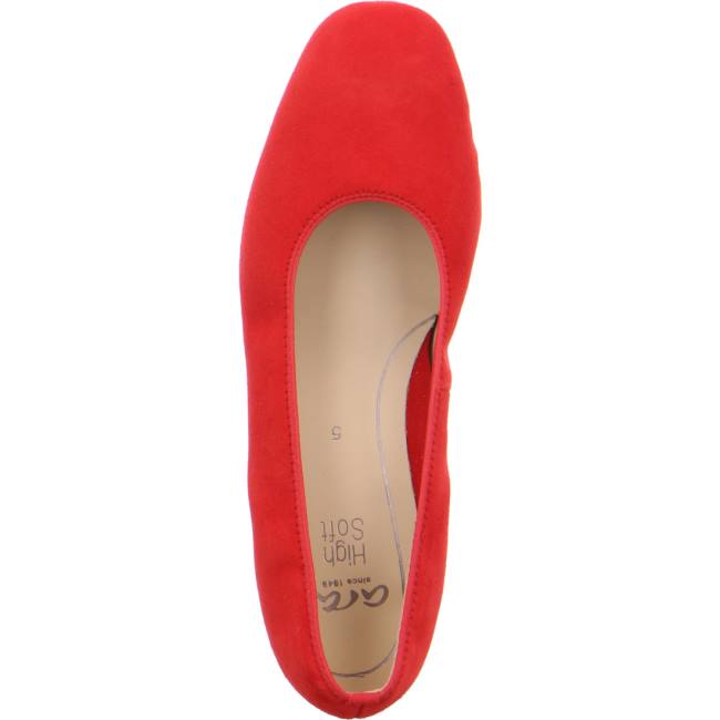 Ara Shoes Court Shoes Graz Flame Women's Pumps Red | ARA701CLQ