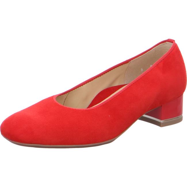 Ara Shoes Court Shoes Graz Flame Women\'s Pumps Red | ARA701CLQ