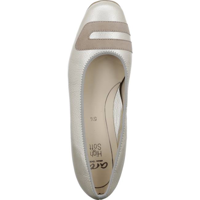 Ara Shoes Court Shoes Graz Platinum Women's Pumps Silver | ARA239VLP