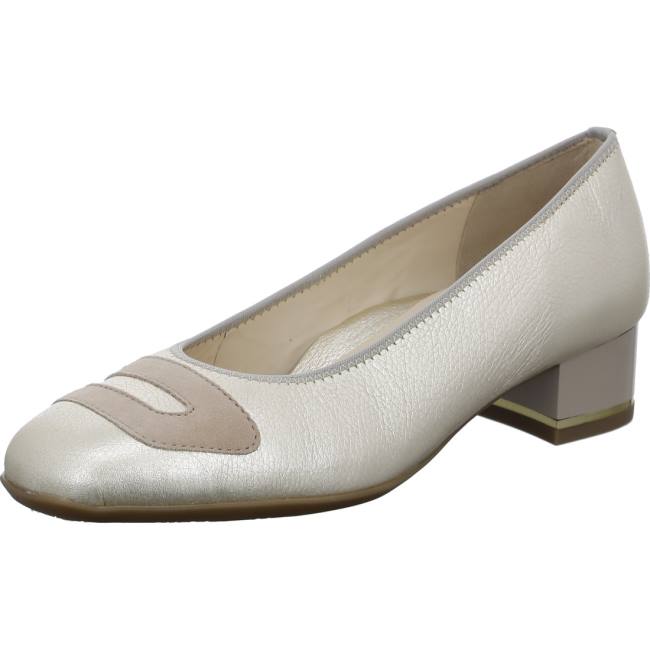 Ara Shoes Court Shoes Graz Platinum Women\'s Pumps Silver | ARA239VLP