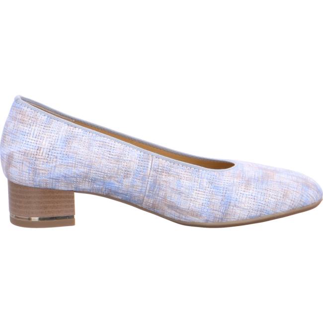 Ara Shoes Court Shoes Graz Sky Women's Pumps Blue | ARA517SXM