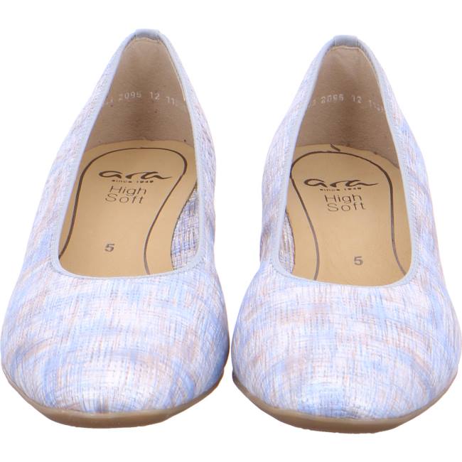 Ara Shoes Court Shoes Graz Sky Women's Pumps Blue | ARA517SXM