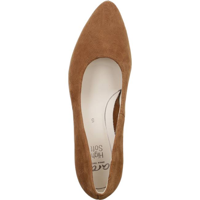 Ara Shoes Court Shoes London Cognac Women's Pumps Brown | ARA904YUG