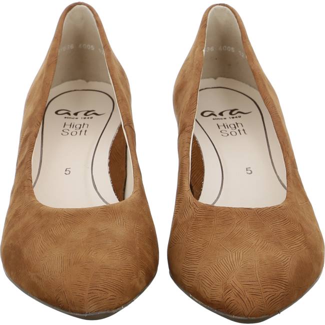 Ara Shoes Court Shoes London Cognac Women's Pumps Brown | ARA904YUG