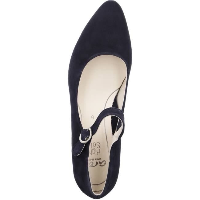 Ara Shoes Court Shoes London Women's Pumps Blue | ARA021UZA