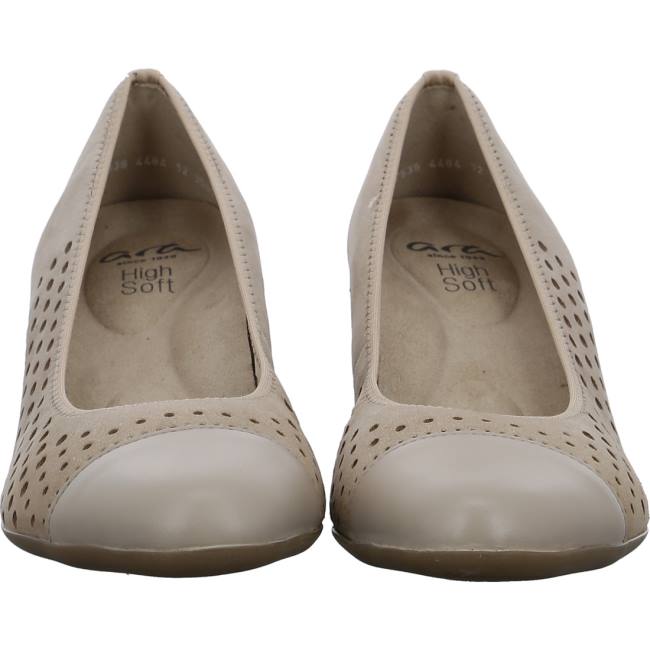 Ara Shoes Court Shoes Nizza Sand Women's Pumps Brown | ARA471TVD