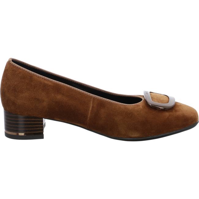 Ara Shoes Courts Graz Nuts Women's Pumps Brown | ARA326DZU