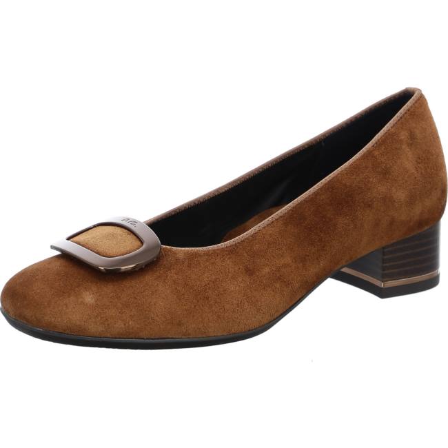 Ara Shoes Courts Graz Nuts Women\'s Pumps Brown | ARA326DZU