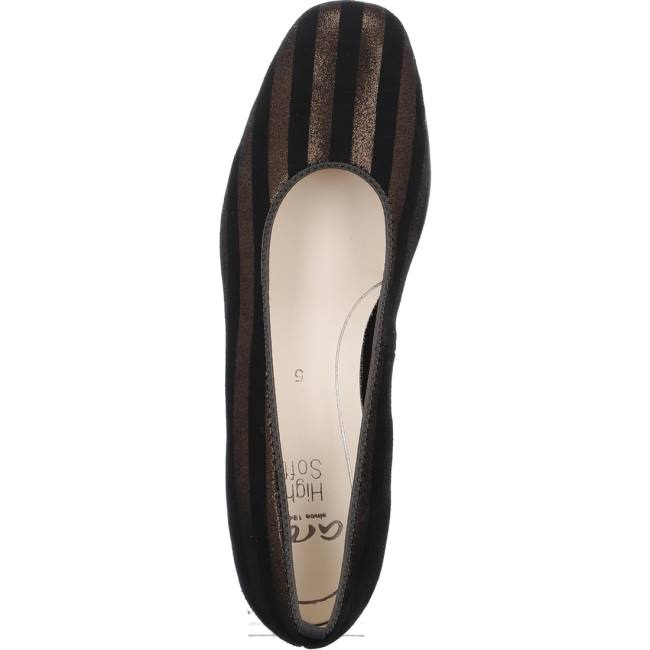 Ara Shoes Courts Graz Whisky Women's Pumps Brown | ARA783MGR