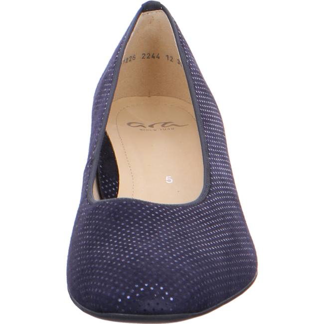 Ara Shoes Courts Milano Women's Pumps Blue | ARA042NBH