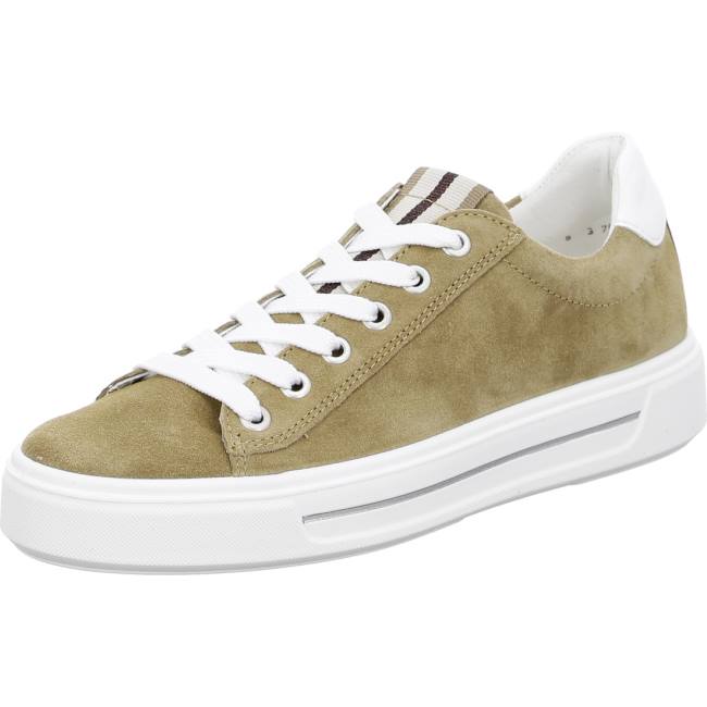 Ara Shoes Courtyard Khaki Women\'s Trainers Green | ARA405EGM