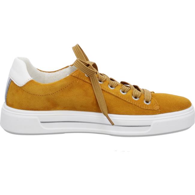 Ara Shoes Courtyard Ochre Women's Trainers Brown | ARA972HGZ