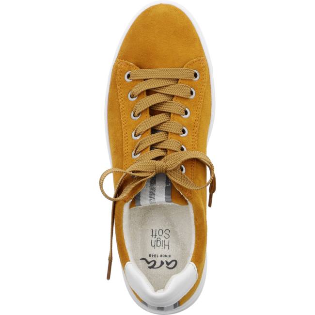 Ara Shoes Courtyard Ochre Women's Trainers Brown | ARA972HGZ